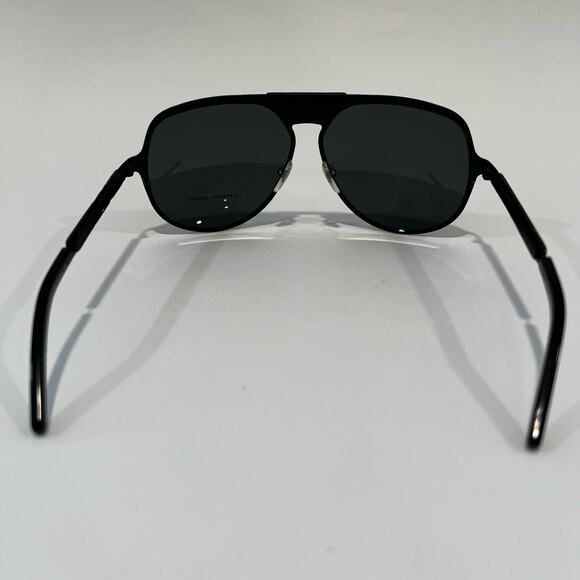 NWOT Alexander McQueen Black Oversized Aviator Sunglasses - Picture 9 of 12